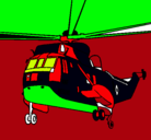 Dibujo Helicóptero al rescate pintado por gfdddgdfg