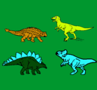 Dibujo Dinosaurios de tierra pintado por panchito5
