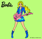 Dibujo Barbie guitarrista pintado por ayelen9
