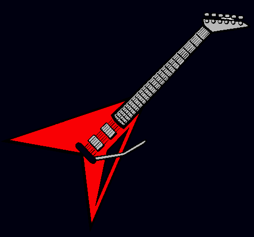 Dibujo Guitarra eléctrica II pintado por Manolin93