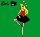 Dibujo Barbie bailarina de ballet pintado por dailarina