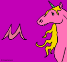 Dibujo Unicornio pintado por Monse