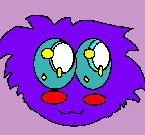 Dibujo Puffle pintado por blanca86