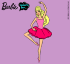 Dibujo Barbie bailarina de ballet pintado por laiba