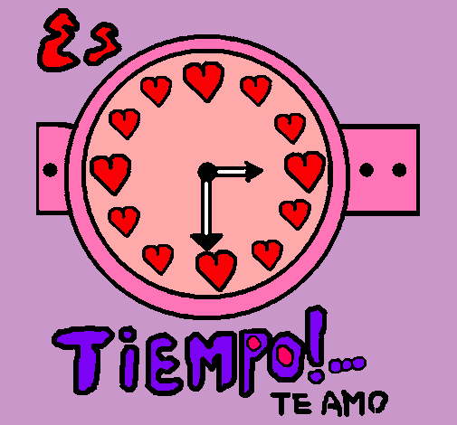 Dibujo Tiempo pintado por valen13