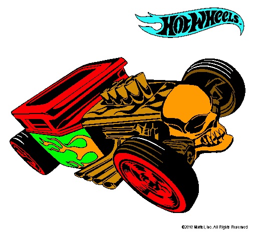 Dibujo Hot Wheels 8 pintado por SERGIOALEX