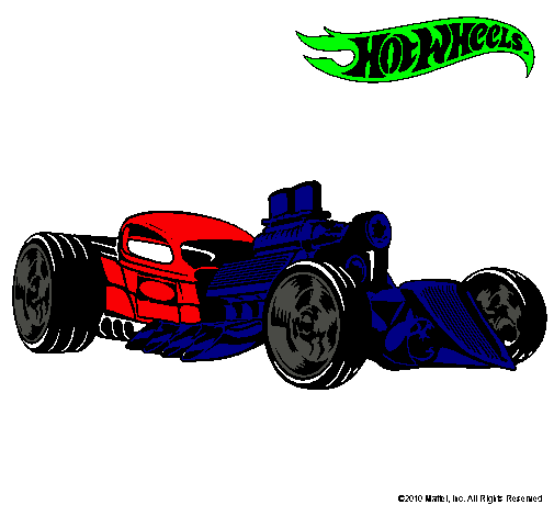 Dibujo Hot Wheels 10 pintado por CARLOSGIR