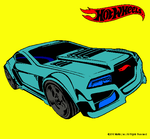 Dibujo Hot Wheels 5 pintado por yoni123