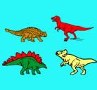 Dibujo Dinosaurios de tierra pintado por NYCO