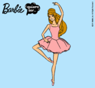 Dibujo Barbie bailarina de ballet pintado por delau