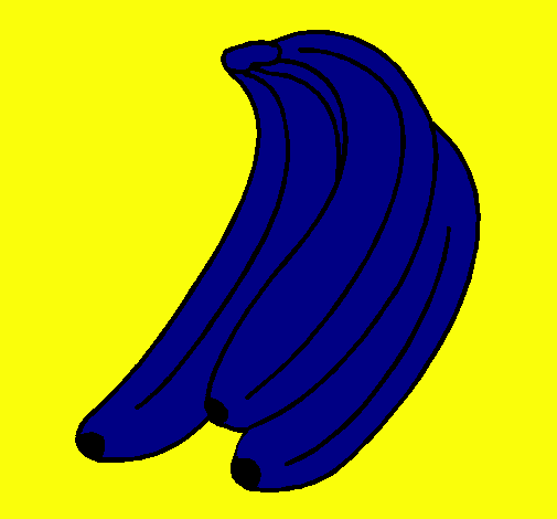 Dibujo Plátanos pintado por ashleyp