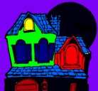 Dibujo Casa del misterio pintado por luciagonzalez