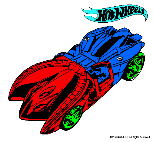 Dibujo Hot Wheels 7 pintado por SERGIOALEX