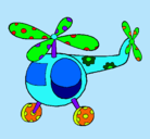 Dibujo Helicóptero adornado pintado por cotte_28