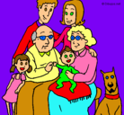 Dibujo Familia pintado por CLAUDIAB