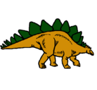 Dibujo Stegosaurus pintado por rnoad
