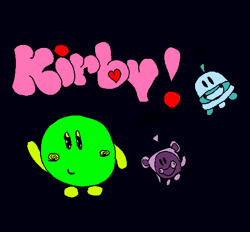 Dibujo Kirby 4 pintado por ladygatita