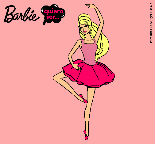 Dibujo Barbie bailarina de ballet pintado por terenoa2