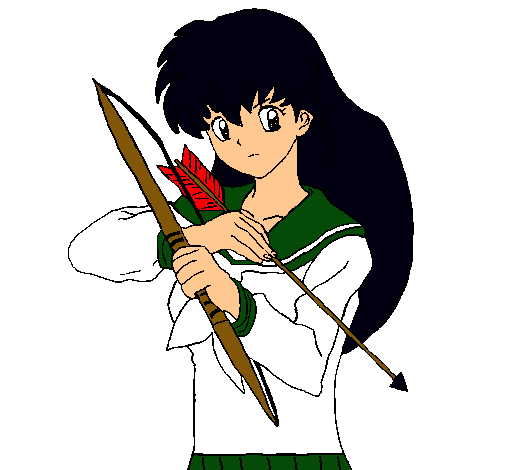 Dibujo Kagome pintado por mimi1123