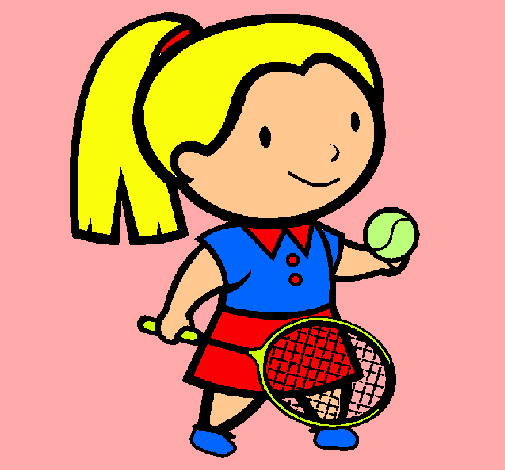Dibujo Chica tenista pintado por ashleyp
