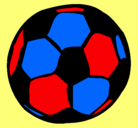 Dibujo Pelota de fútbol pintado por CLAUDIAB
