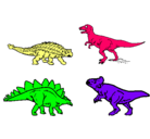Dibujo Dinosaurios de tierra pintado por RICHY