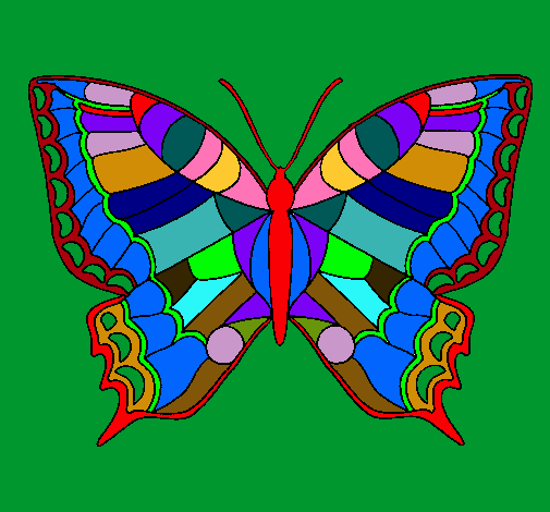 Dibujo Mariposa pintado por lurdes22