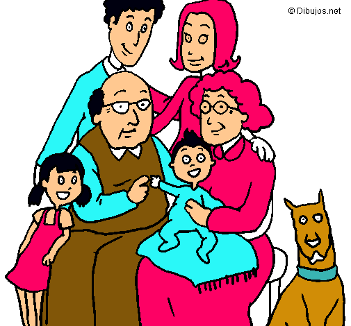 Dibujo Familia pintado por Malenitah