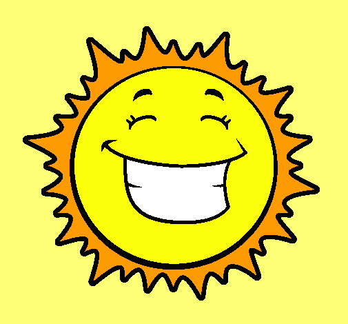 Dibujo Sol sonriendo pintado por ashleyp