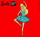 Dibujo Barbie bailarina de ballet pintado por monina