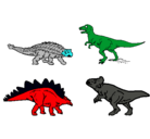 Dibujo Dinosaurios de tierra pintado por jodefira