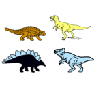 Dibujo Dinosaurios de tierra pintado por gbrielito