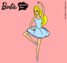 Dibujo Barbie bailarina de ballet pintado por katherynne