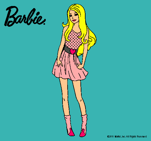 Dibujo Barbie veraniega pintado por lokills 