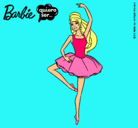 Dibujo Barbie bailarina de ballet pintado por xuky