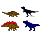 Dibujo Dinosaurios de tierra pintado por supremo