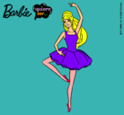 Dibujo Barbie bailarina de ballet pintado por merceana