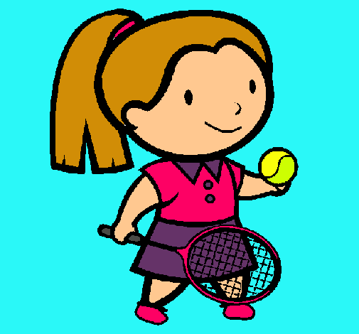 Dibujo Chica tenista pintado por Loreto