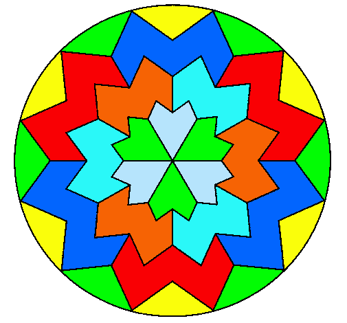 Dibujo Mandala 29 pintado por hyfgfhgth