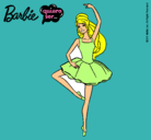 Dibujo Barbie bailarina de ballet pintado por lkjhgfd