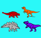 Dibujo Dinosaurios de tierra pintado por ASTOR