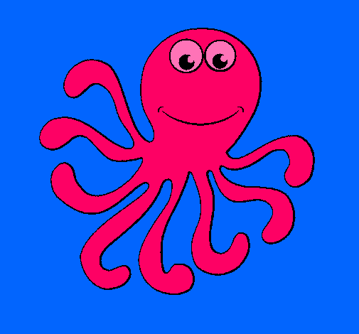 Dibujo Pulpo 2 pintado por maggie86