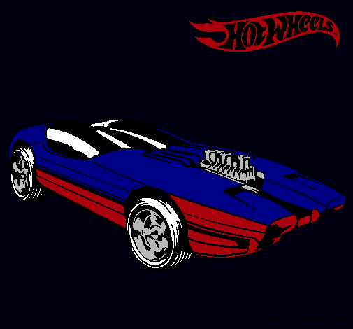 Dibujo Hot Wheels 2 pintado por samir13