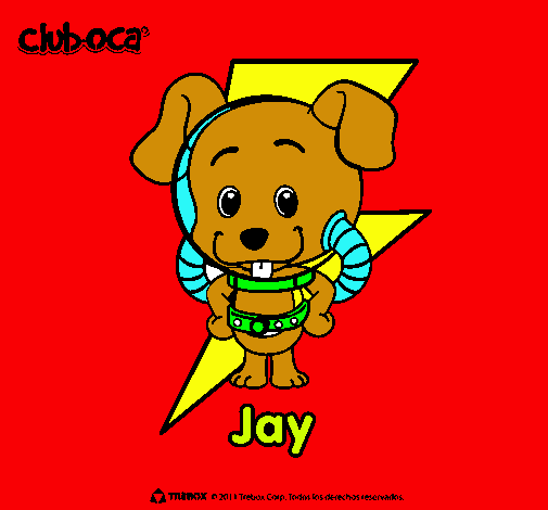 Dibujo Jay pintado por karlaxd