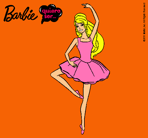 Dibujo Barbie bailarina de ballet pintado por agus2