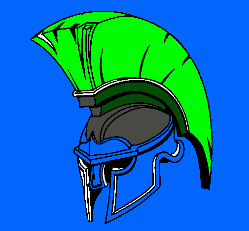 Dibujo Casco pintado por agatatuchina