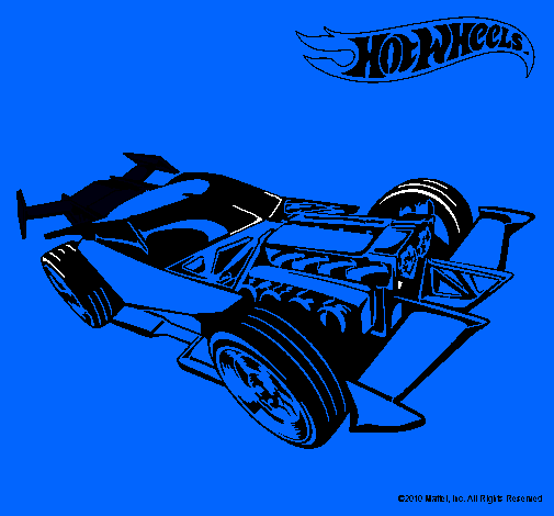 Dibujo Hot Wheels 9 pintado por agatatuchina