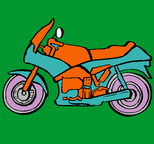Dibujo Motocicleta pintado por rakel82