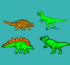 Dibujo Dinosaurios de tierra pintado por jaim