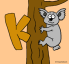 Dibujo Koala pintado por rakel82